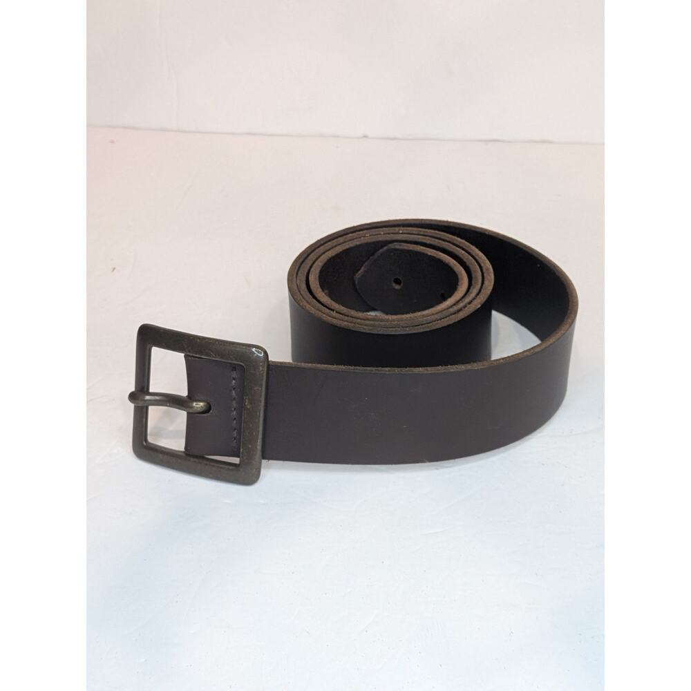 Brown Leather Belt Made in USA Mens L/G
